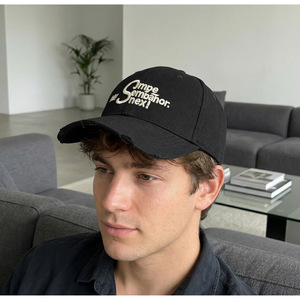 Gorra de Béisbol de 6 Paneles con Bordado 3D en Relieve y Efecto Desgastado, Fabricada en Algodón, Certificación BSCI, para Mayoristas, Bajo MOQ, Precio Competitivo - Product Image 2