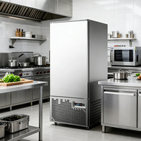 15 plateaux chinois à basse température (-45°C) °   à 0 ° Congélateur rapide en acier inoxydable pour usage en cuisine, équipement de congélation rapide, congélateur à air pulsé