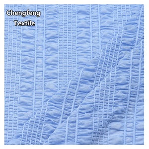8018 #   Nouveau produit : Tissu jacquard en nylon plissé à bulles, extensible et doux, tricoté chaîne, pour la confection <span class=keywords><strong>de</strong></span> robes, t-shirts et maillots <span class=keywords><strong>de</strong></span> <span class=keywords><strong>bain</strong></span> pour femmes - Product Image 2