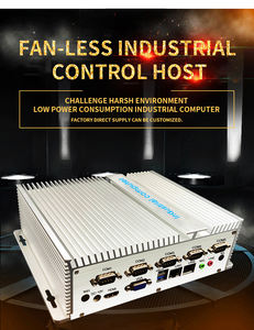 Fanless Industrial-grade Mini PC with Rich Interface Win <strong>Linux</strong> <strong>System</strong> J1900 Embedded Silent Computer PC - Product Image 3
