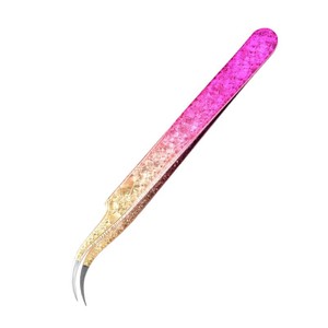 Juego de Pinzas para Pestañas Tongfei Ice Flower 1.2 de Acero Inoxidable con Punta Suave para Pestañas Postizas - Product Image 5