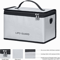 Sac de sécurité ignifuge Lipo Lipo avec logo personnalisé-Pochette de rangement de grande capacité pour le chargement