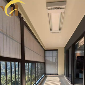Store vertical motorisé occultant anti-UV avec cadre renforcé et pare-vent pour espaces extérieurs commerciaux et de restauration - Product Image 3