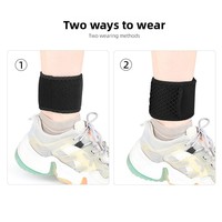 Podomètre de fitness long/court pour la course à pied, compteur de pas anti-chute avec sangle de cheville réglable, pour usage domestique, en maille sportive
