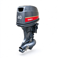 Système de refroidissement à eau et à essence 40HP 2 temps 703cc Moteur hors-bord à jet pour bateau de pêche en vente