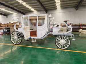 Carruaje Eléctrico Clásico Real de 4 Ruedas para Bodas y Parques de Atracciones, Color y Tamaño Personalizables - Product Image 3