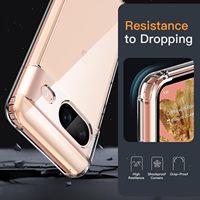 Étui de téléphone portable transparent fin et léger en TPU souple antichoc pour Google Pixel 8/8 Pro/9/9 Pro
