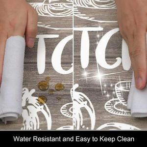 Ensemble <span class=keywords><strong>de</strong></span> <span class=keywords><strong>tapis</strong></span> <span class=keywords><strong>de</strong></span> <span class=keywords><strong>cuisine</strong></span> modernes lavables et colorés, 2 pièces, <span class=keywords><strong>tapis</strong></span> <span class=keywords><strong>de</strong></span> sol rembourrés imperméables antidérapants - Product Image 5