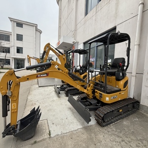Nouvelle mini-excavatrice sur chenilles sans queue XCMG XE17U de 1,8 tonne, moteur Kubota, compacte, hydraulique, pour jardin, ferme et travaux municipaux - Product Image 1