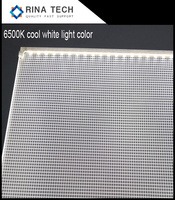 Rina Tech Vente en gros Plaque de guidage de lumière acrylique Lumisheet LED 3 mm/LGP avec prix d'usine, découpe et traitement pour enseignes rétroéclairées par LED