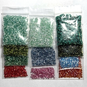 Gemas HQ Melee de 1.0mm, 1.5mm, 2mm, 2.5mm, 3.0mm, Diamantes Verdes y Rosas de Color Natural, Piedras Sueltas de Moissanita Azul - Product Image 1