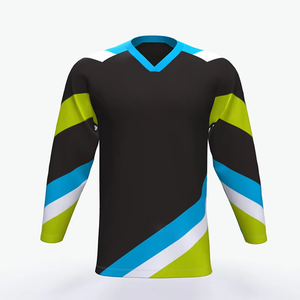 Ventes en gros de maillots et hauts de hockey sur glace personnalisés avec logo d'équipe, sublimation, pour adultes - Product Image 2