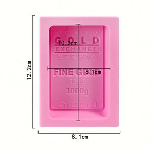 Moule à savon rectangulaire personnalisé avec logo, outil DIY pour la cuisine, la pâtisserie, le fromage, moule à gâteau en silicone, bougie OEM/ODM - Product Image 2