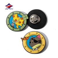 Pin Bros Cetak UV Desain Longzhiyu 20 Tahun, Bros Personalisasi, Lencana Ransel, Aksesoris Fashion, Hadiah, Lencana