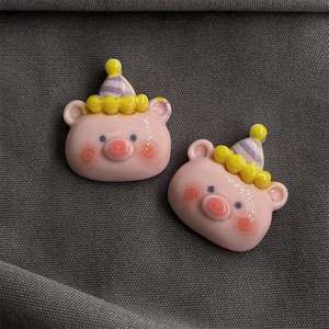 Vernice luminosa di fascia alta accessori in resina animale da cartone animato resina cane in resina animale per la decorazione - Product Image 6