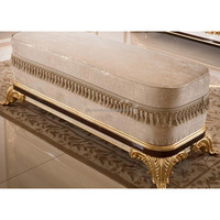 Lit king-size de style européen, luxe français, en bois massif sculpté à la main, meubles pour chambre à coucher