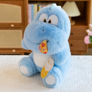 Poupée dinosaure super douce en peluche adorable animal en peluche vert bleu rose Dino jouet enfants brodé bébé câlin sommeil oreiller anniversaire - Product Image 6