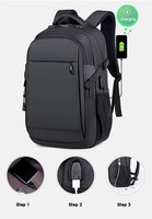 Nouveau sac à dos étanche personnalisé pour ordinateur portable sac USB de voyage pour hommes de bureau sacs à dos d'école multifonctionnels