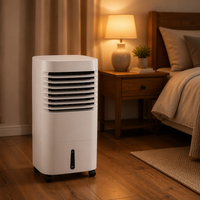 Ventilateur purificateur d'air portable intelligent sans pales, télécommandé, à faible bruit, rafraîchisseur électrique sans eau, sur pied, à évaporation pour hôtels