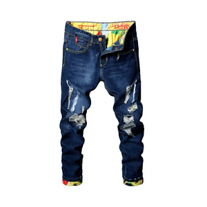 Pantalones vaqueros de estilo informal a la moda - Product Image 1