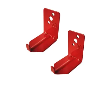 custom metal fabrication and stamping parts suppliers red fire extinguisher mounting bracket