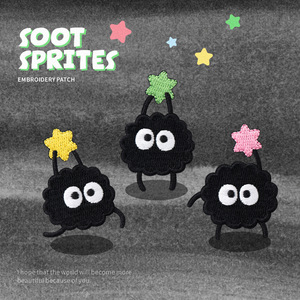 3D น่ารักแบบติดเองสติกเกอร์ผ้าปักสำหรับ <span class=keywords><strong>iPad</strong></span> โทรศัพท์เสื้อผ้ากระเป๋าผ้าปักวัสดุหลัก - Product Image 2