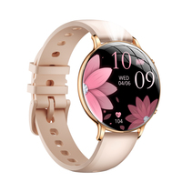 Reloj Inteligente para Mujer, Ultrafino, Diseño de Doble Esfera, AMOLED, IP68, Resistente al Agua, Monitor de Actividad Física con Luz Potente
