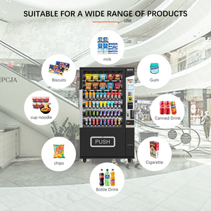 Jsk Máy bán hàng tự động cho các loại thực phẩm và đồ uống với điện lạnh thông minh SDK chức năng hỗ trợ thanh toán tiền mặt thẻ QR - Product Image 2