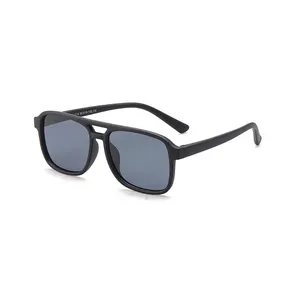 Sunway Eyewear Customization High Quality Flexible And Eco-Friendly Children Sunglasses Double Bridge Polarized Kids Glasses