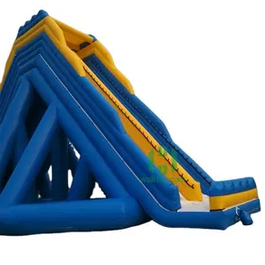 Giant long slide scandal amusement park children playground equipment of inflatable water pool slide for adult or kid toy