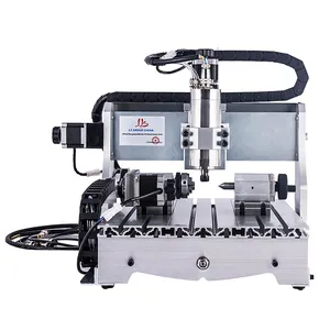 CNC Router 4030 Nước-Làm Mát Bằng 1.5KW Động Cơ Trục Chính Máy Gỗ Với Trục Quay Cho Kim Loại Khắc Và Phay