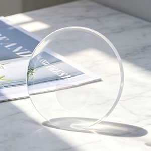 Vente en gros d'usine Zhejiang : <span class=keywords><strong>Verres</strong></span> de lunettes en résine CR39, indice de réfraction 1.499, transparents, à dessus plat, bifocaux, blancs, UC, Hard HMC, SHMC - Product Image 6