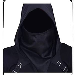 Cape à capuche d'assassin médiéval MS, cape de cosplay d'Halloween, ensemble écharpe tactique coupe-vent pour l'extérieur - Product Image 5