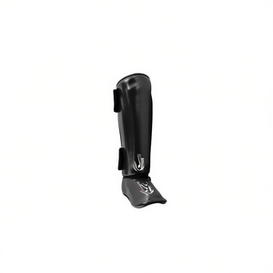 Protector de Espinilla HB SPORT, Diseño Duradero de Cuero PU para Entrenamiento de Boxeo y Artes Marciales - Product Image 1