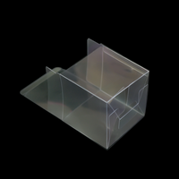 Boîte d'emballage en PET pliable transparente, épaisseur 0,35 mm, modèle OEM personnalisable, provenant de l'usine du Guangdong, pour l'emballage de cadeaux et de jouets