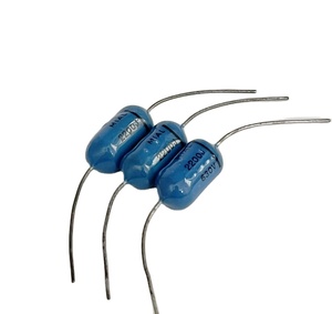 Condensador de Audio para Guitarra Eléctrica <span class=keywords><strong>MIAL</strong></span> 2200PF 630V 270PF 630V 271J, Marca Italiana Original, Nuevo, con Terminales de Cobre y Poliestireno - Product Image 1