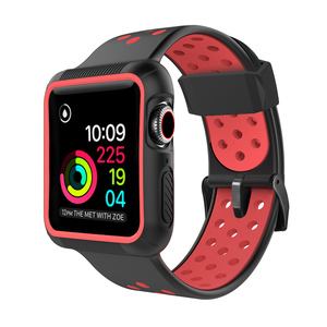 De silicona resistente <span class=keywords><strong>funda</strong></span> con correa de reloj Bandas de silicona <span class=keywords><strong>Apple</strong></span> <span class=keywords><strong>Watch</strong></span> Correa 38 40 42 44MM - Product Image 3