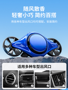 Nuovo Deodorante per Auto con Design Innovativo, Ventola a Doppia Ruota, Diffusore di Aromi con Spray Aerosol per Cruscotto - Product Image 2