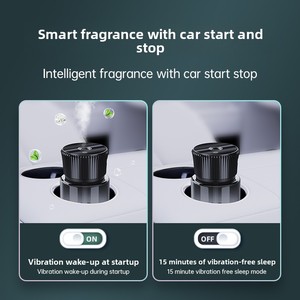 Diffuseur de parfum intelligent pour voiture avec capteur, mini diffuseur en verre étoilé, pulvérisateur automatique, éliminateur d'odeurs, désodorisant automobile en gros - Product Image 5