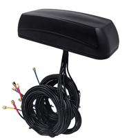 Antena Kombinasi Kendaraan Plastik Vertikal Omni Multi-Merek 4x4 MIMO 2G/3G/4G/5G LTE/UMTS/GPRS + 4x4 MIMO Wi-Fi + GPS