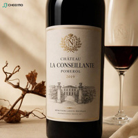 Étiquette personnalisée en feuille d'or pour bouteille de vin, autocollant de cave à vin estampé à chaud, papier texturé gaufré pour emballage de champagne rouge, vente en gros OEM