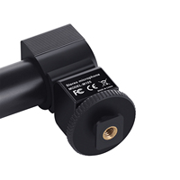 Microphone sans fil M105, microphone à condensateur stéréo portable 3,5 mm (plastique) pour l'enregistrement et les interviews
