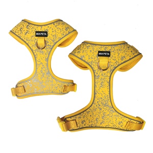 Arnés reflectante para perros, arnés para mascotas que brilla en la oscuridad, Correa y <span class=keywords><strong>collar</strong></span>, juego de bandana para bolsa de caca, Juego 6 en uno, arnés que brilla en la oscuridad - Product Image 5