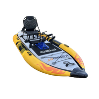 Kayak gonflable de haute qualité avec système de propulsion à pédales, kayak de pêche avec système de propulsion à pédales