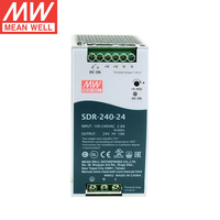 Alimentation à découpage sur rail DIN MEAN WELL série SDR 75W-960W 12V/24V/48V avec PFC pour l'automatisation industrielle et le contrôle de machines