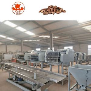 Ligne de production automatique de machine de torréfaction de séparateur de noix de cajou crue usine de traitement de cacao avec la machine efficace de décortiqueur de noix de cajou - Product Image 4