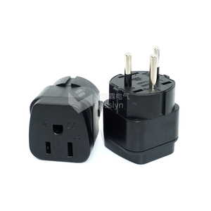 Adaptador de Enchufe de Israel a Jordania, Enchufe Estadounidense para Usar en Países Tipo H - Product Image 1