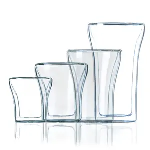 100Ml 200Ml 250Ml 400Ml Hoog Borosilicaat Transparant Glas Koffie Huishoudelijk Glas Hoogwaardig Waterkopje Koffiekopje Bier Beker