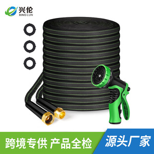 Juego de Mangueras de Jardín Xinglun de 50 Pies, Reforzadas con Tela, de Alta Presión, para Lavado de Autos, Manguera Flexible con Boquilla de Pulverización - Product Image 2
