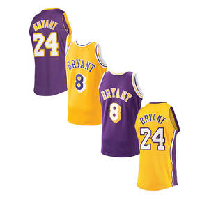 Maglia <span class=keywords><strong>da</strong></span> basket retrò cucita 2026, modello 8 24 Bryant, classica in mesh stampato, abbigliamento sportivo <span class=keywords><strong>da</strong></span> <span class=keywords><strong>uomo</strong></span>, uniforme <span class=keywords><strong>da</strong></span> squadra vintage per la <span class=keywords><strong>palestra</strong></span> - Product Image 2